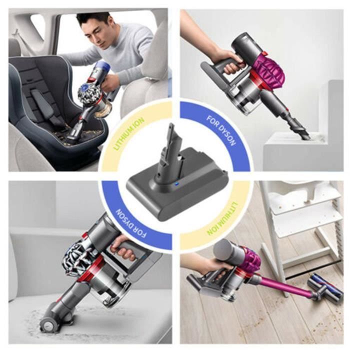 Batería AXILIEF de 21,6 V y 4,0 Ah para Dyson V7 Animal HEPA - Iones de litio - Capacidad 4 Ah