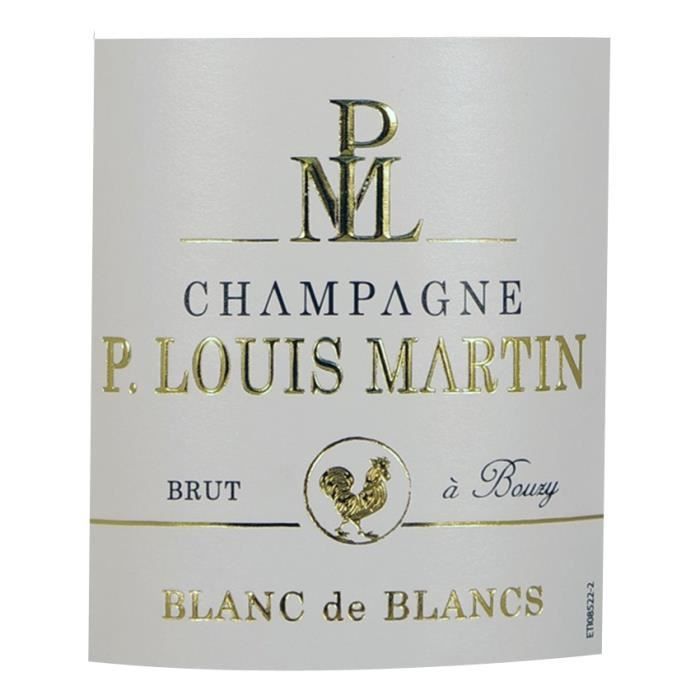 Paul Louis Martin Blanc de Blancs Brut Champanhe - 75 cl