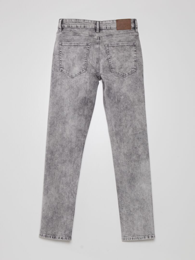 Slim fit jeans - grijs