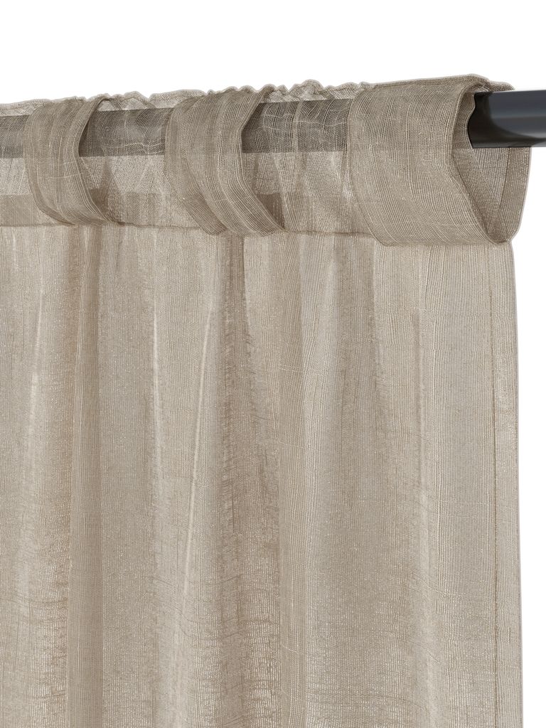 AGA zavjesa 1x140x300cm lanena kaki boja