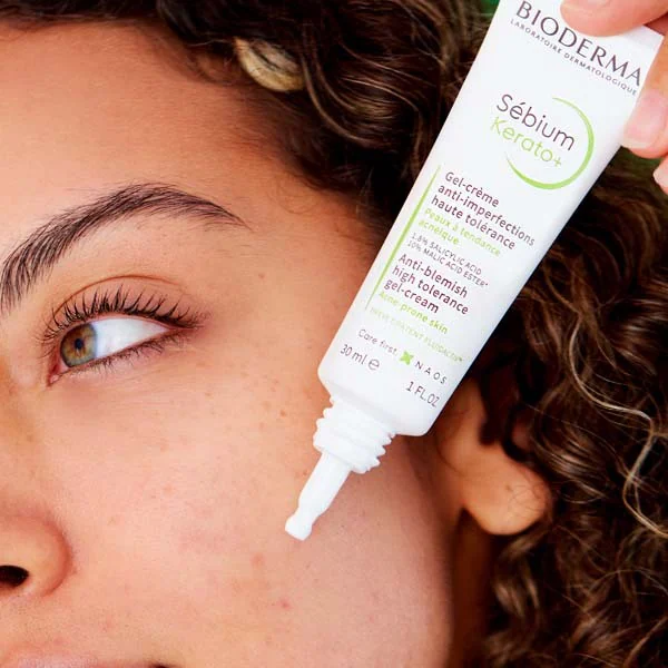 Bioderma Sebium Kerato+ Gelcreme für zu Akne neigende Haut 30 ml