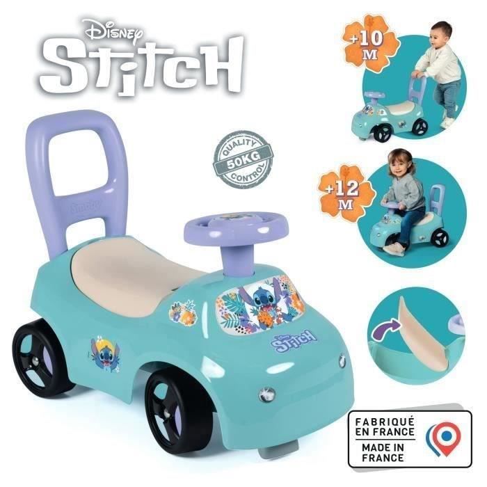SMOBY - Stitch Porteur Auto - dès 10 mois