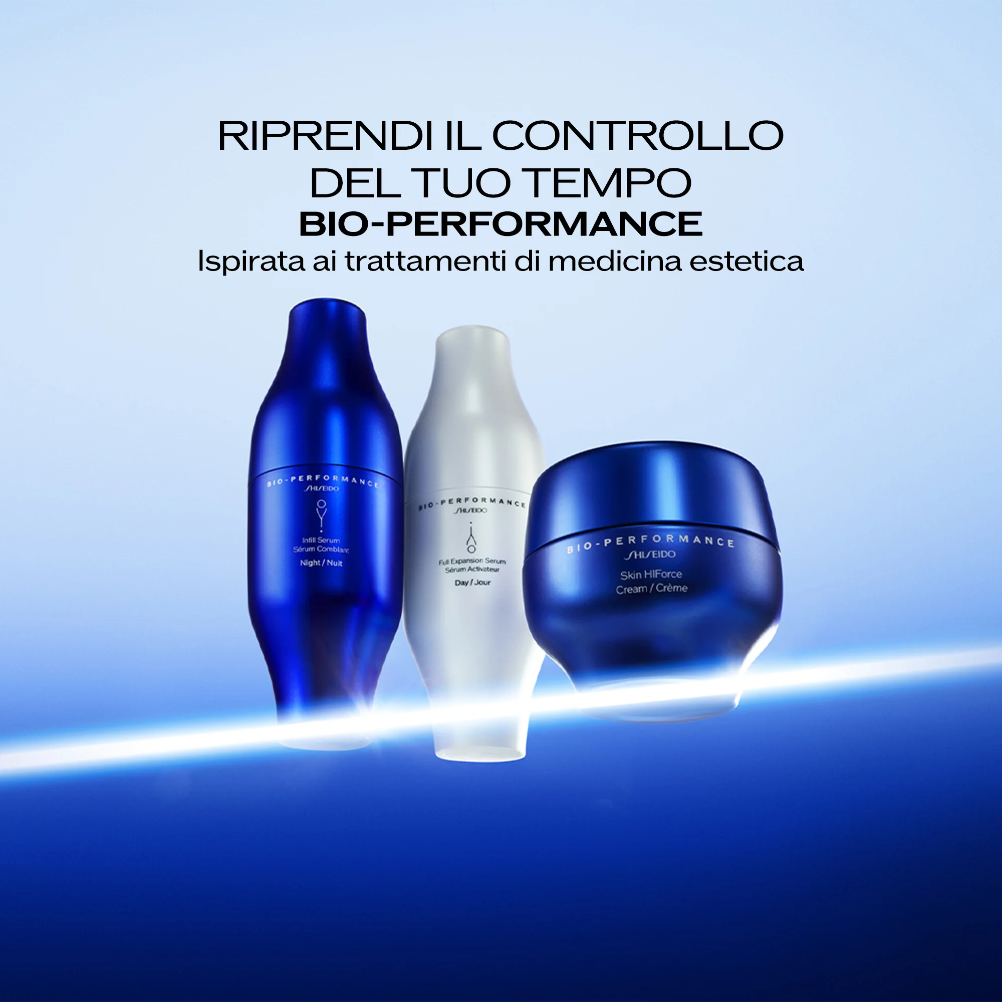 Bio-Performance Skin HIForce Cream - Tratt.viso 24 ore effetto globale, Tratt.viso 24 ore antirughe, Trattamento Rigenerante