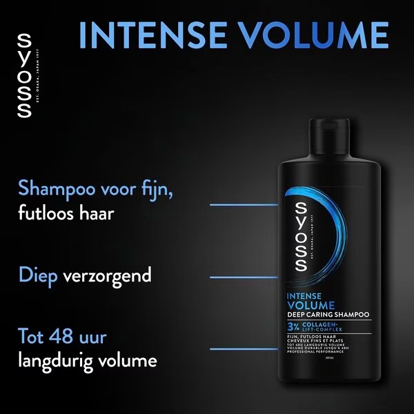 Syoss Intense Volume Hĺbkovo ošetrujúci šampón<br>440ml