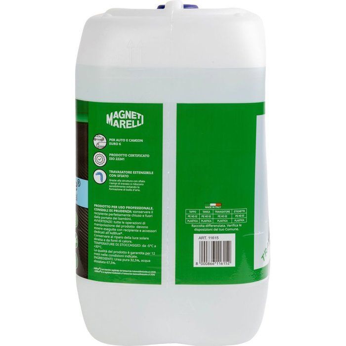Quantum Energy Additive Magneti Marelli Adblue 10 LT with flexible nozzle Euro 4-5-6 certified ISO 22241