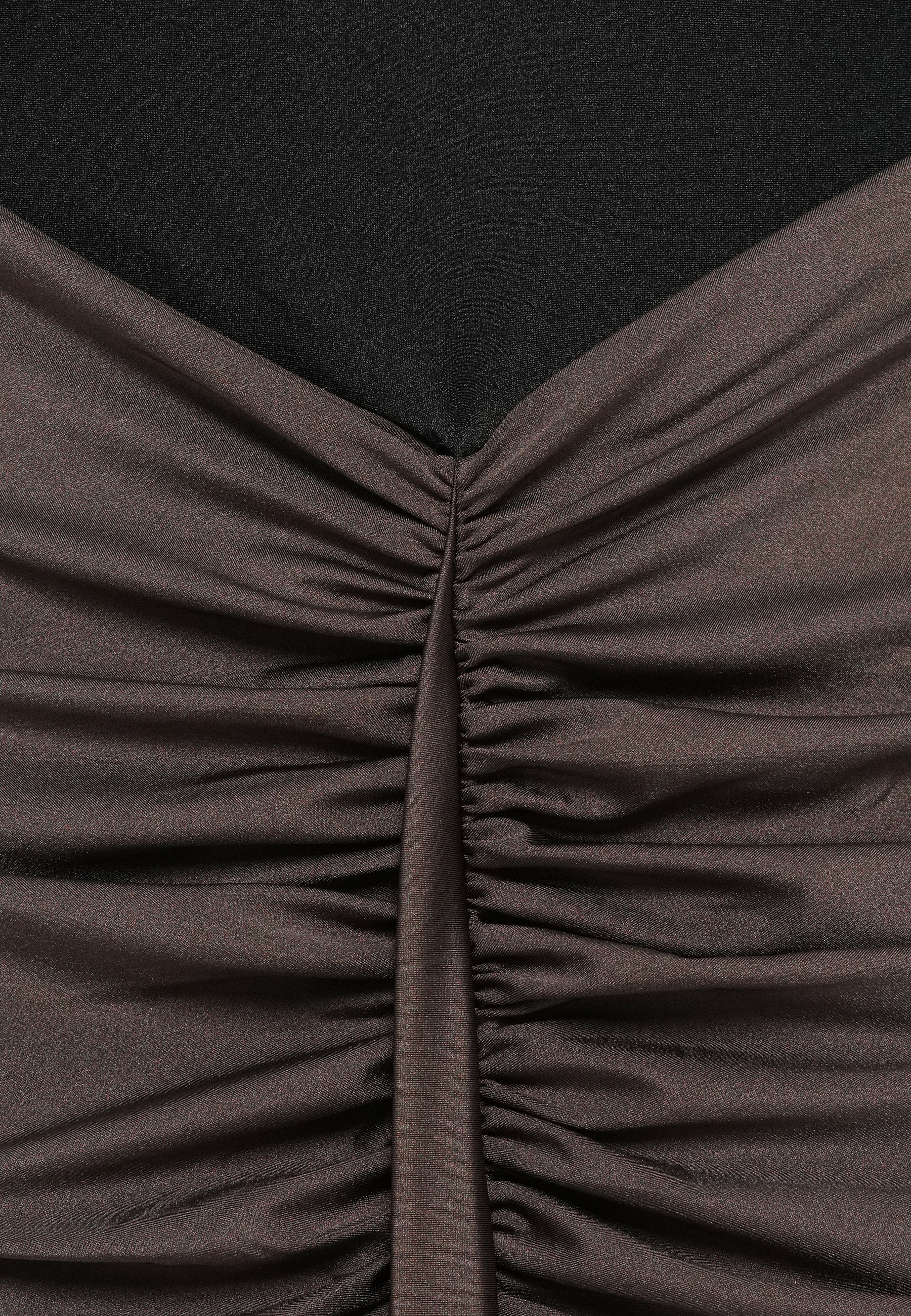 Robe longue Et Ochs TATE GOWN - Noir/Chocolat