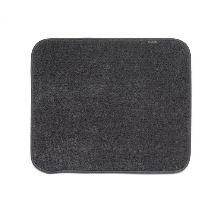 Alfombrilla escurridora de microfibra gris oscuro para platos - Brabantia
