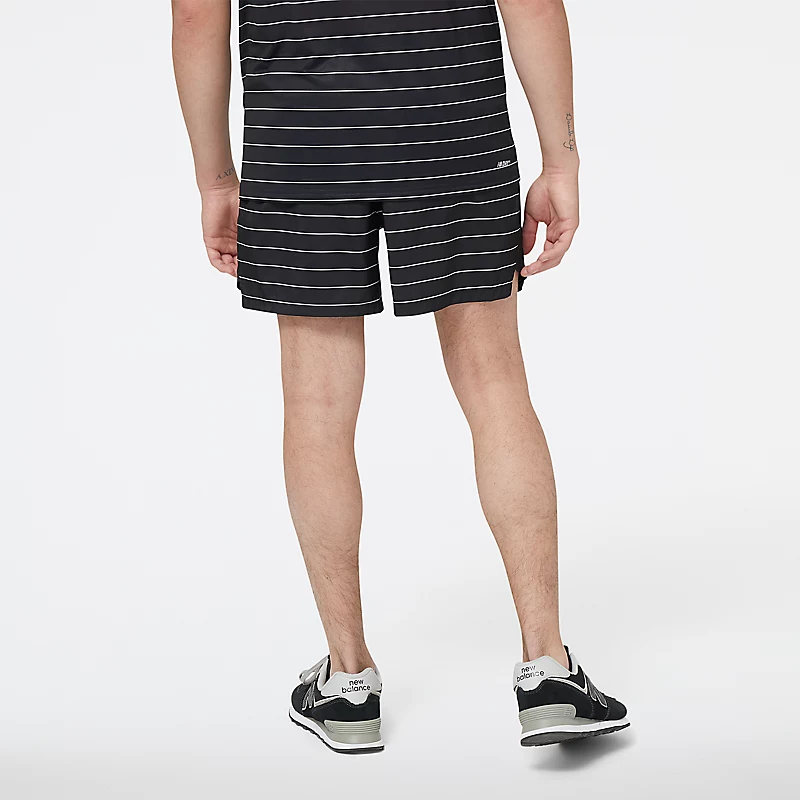Męskie spodenki Accelerate z nadrukiem 5 cali – CZARNE