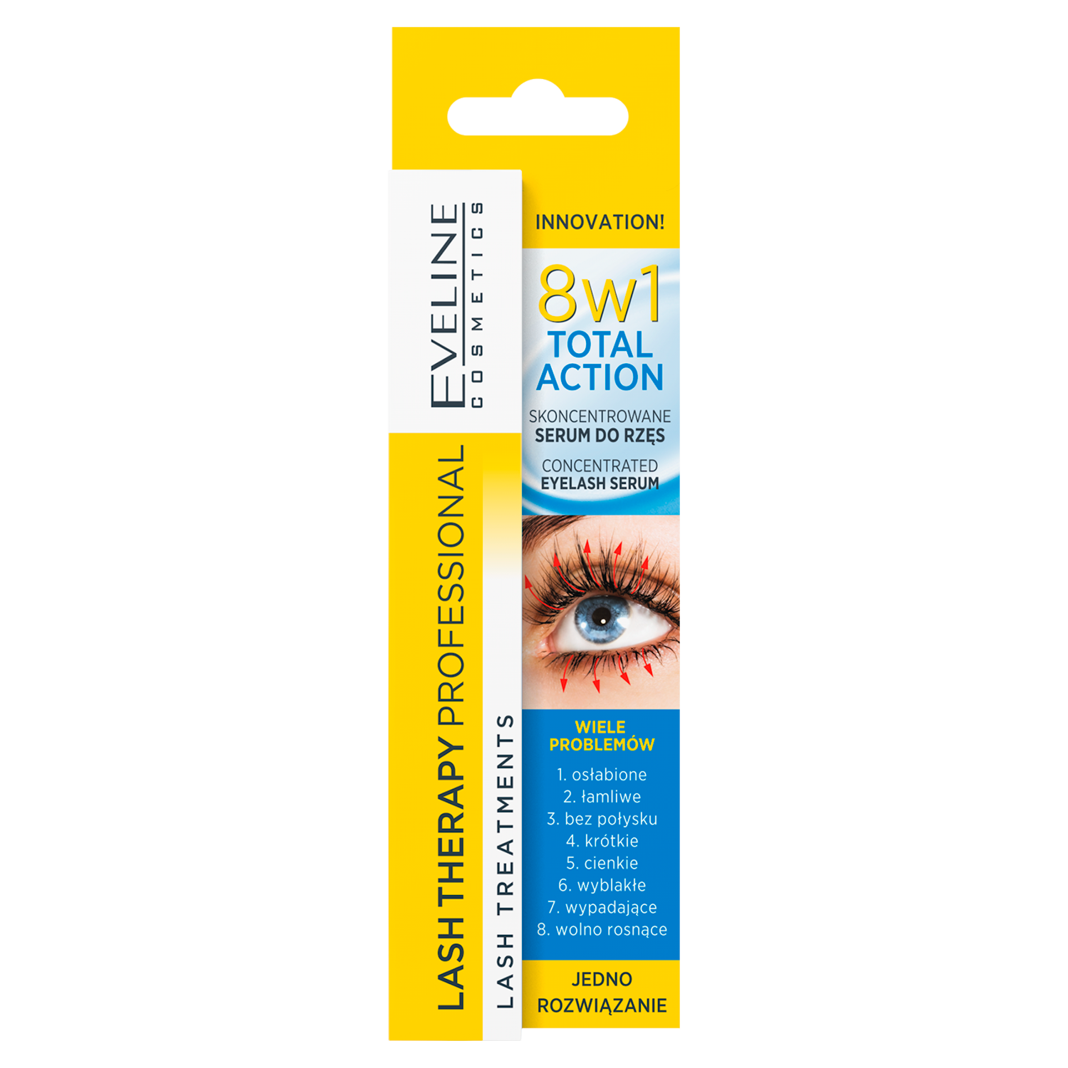 Eveline 8-i-1 øjenvippeserum 10ml Lash Therapy