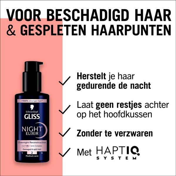 Gliss nočni eliksir za rekonstrukcijo kože<br>100ml