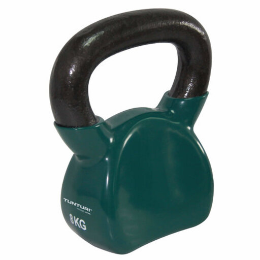  Tunturi Vinyl-Kesselglocke 8 kg grün – Pesa Rusa 8 kg grün