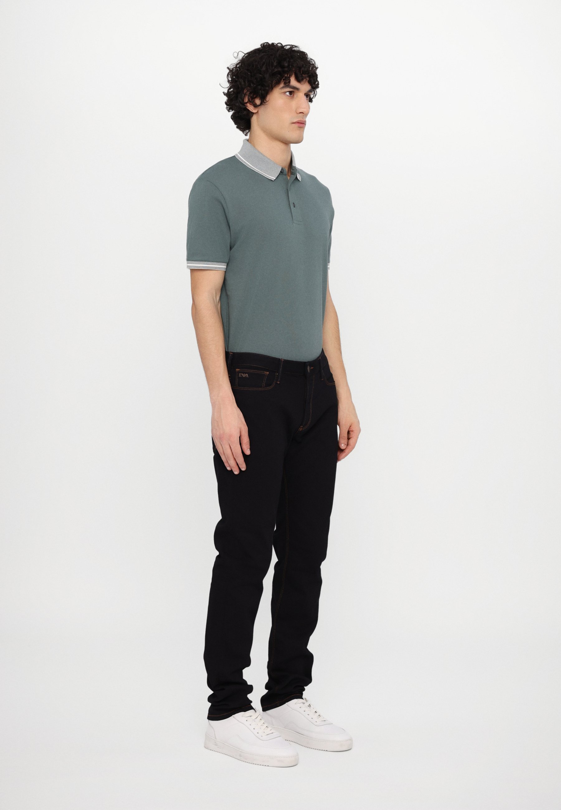Emporio Armani broek met zakken - Slim fit jeans - blauwe denim