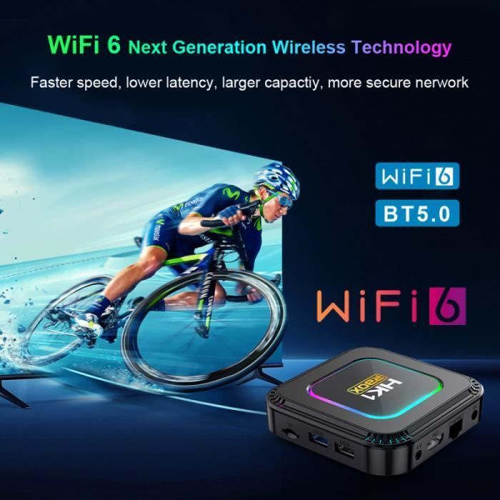 IPTV-box Android 13 TV-box Android 4GB 32GB HD 4K/3D/1080P mini Smart TV-box met 2,4/5,0GHz WiFi BT5.0 10/100M
