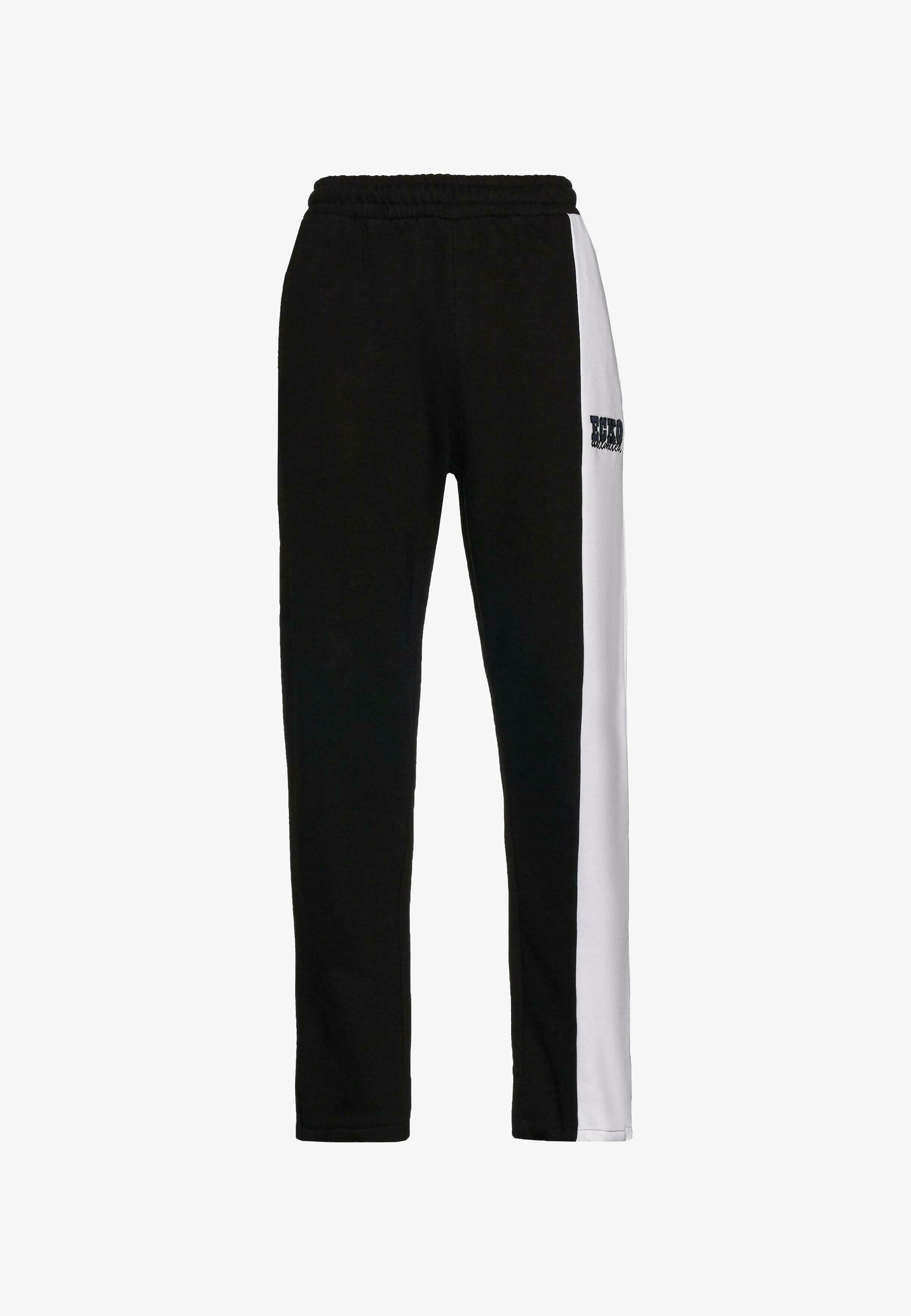 ecko unltd. SPLIT - Pantaloni della tuta - nero bianco