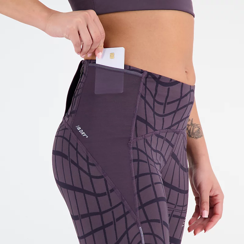 Damskie legginsy do biegania z nadrukiem Impact - INTERSTELLAR