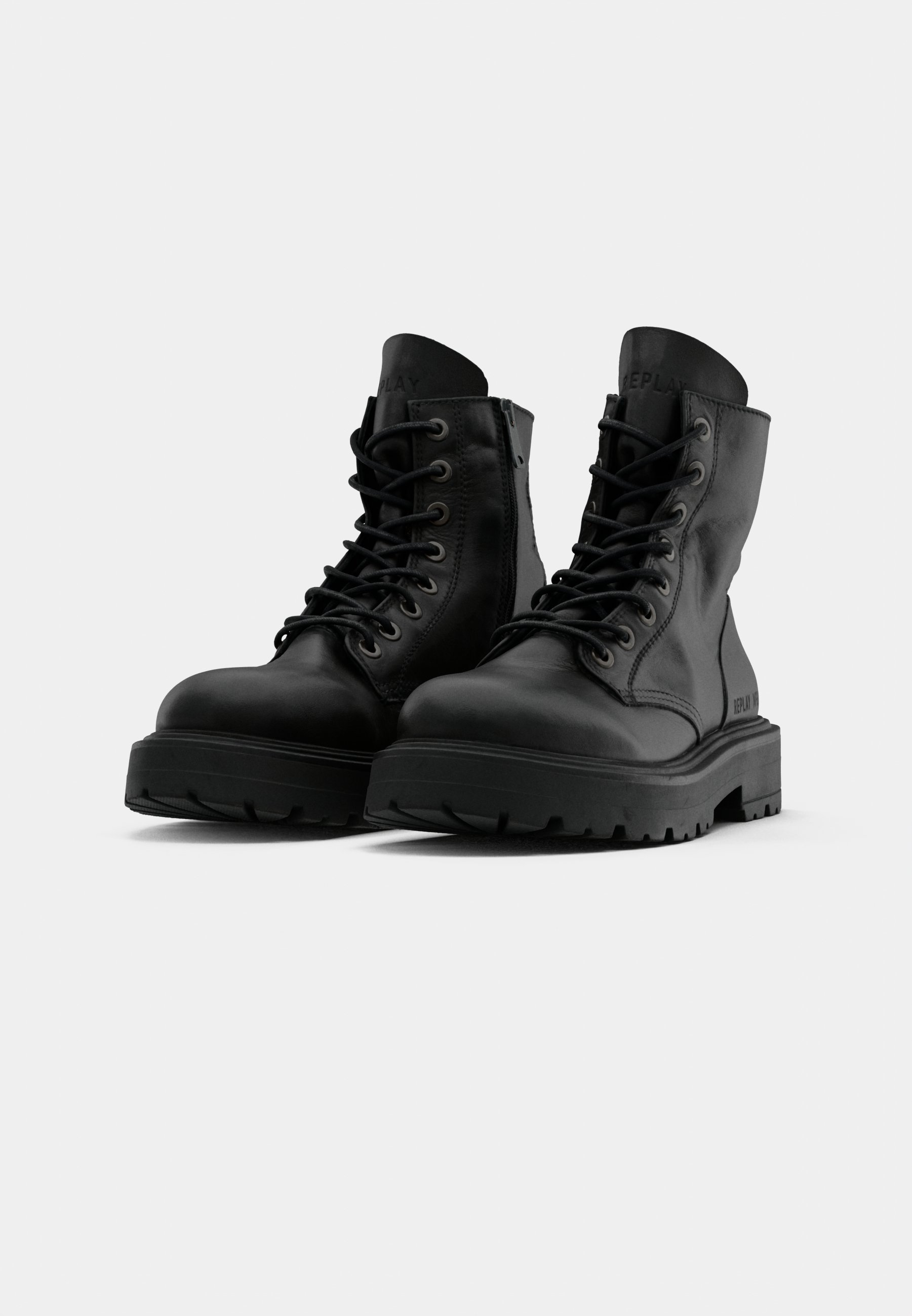 Replay URANUS DARK - Bottines à lacets - noires