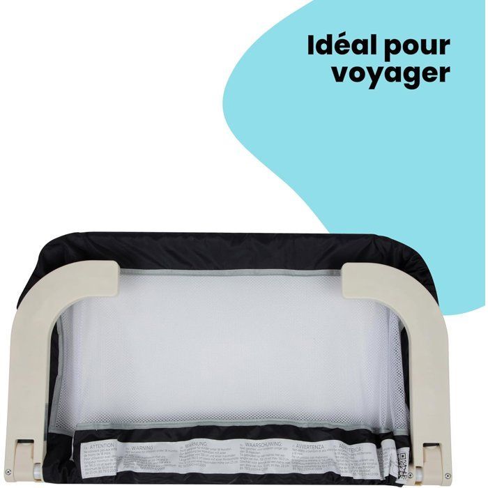 SAFETY 1ST Portable Bed Rail, Foldable Child Bed Rail, 18 Months-5 Years, Mesh Fabric, Easy to Install and Carry, At