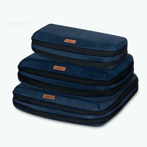 Cabaia Set de 3 organisateurs valise Reykjavik Bleu Marine