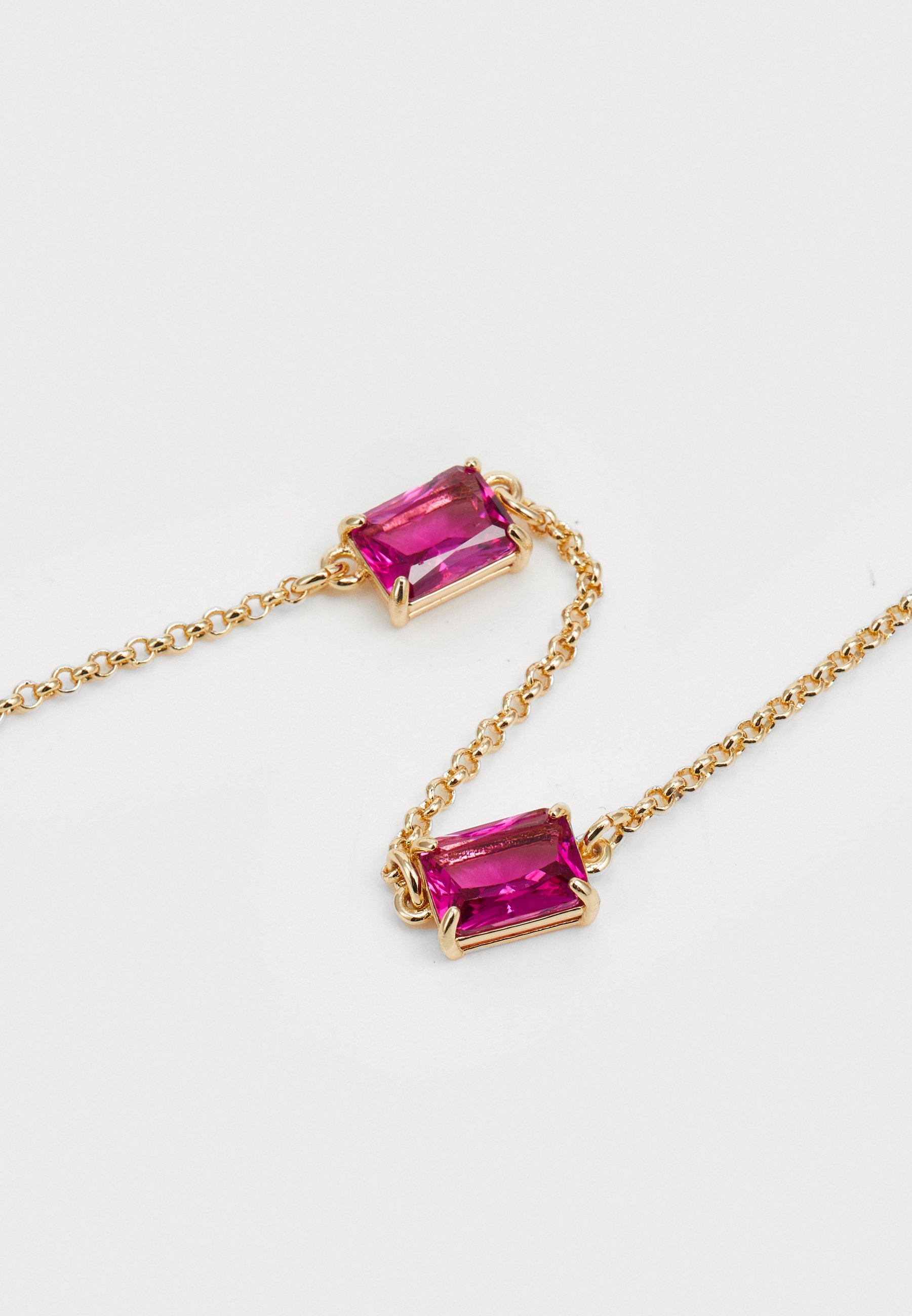 Lauren Ralph Lauren STATION COLLAR - Halsketting - goudkleurig/fuchsia