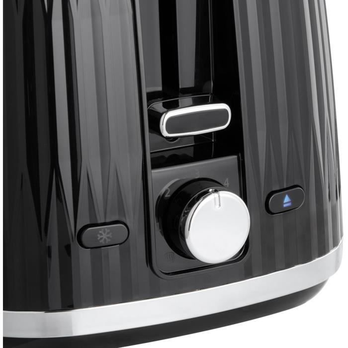 Tostadora - RUSSELL HOBBS - EDEN - 800 W - 2 ranuras - Negra