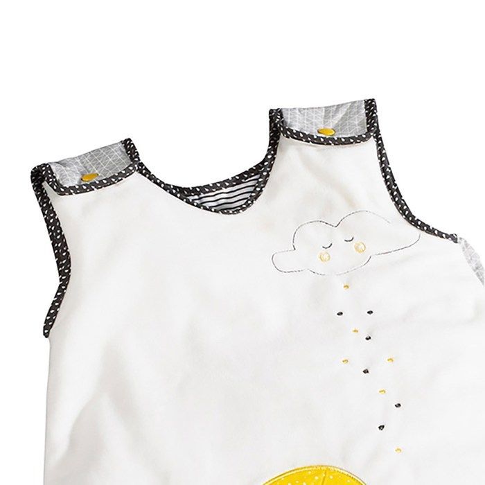 Saco de dormir de verano - babyfan - 0-4 meses - Blanco - Unisex - 2 x 42 x 70 cm