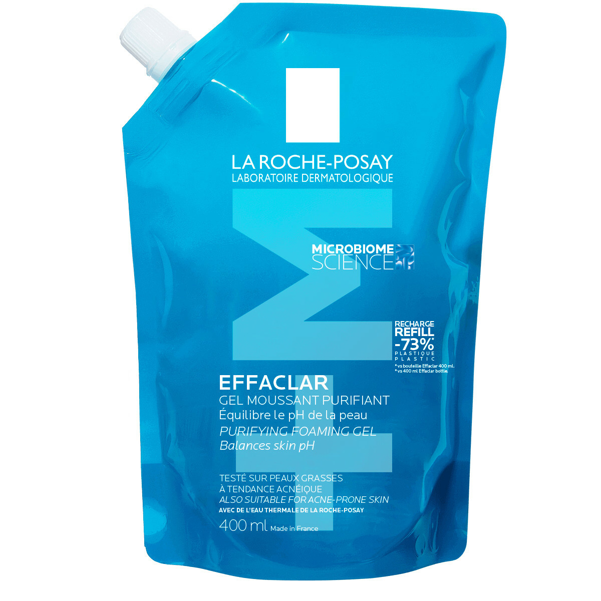 Gel de curățare Effaclar+M Rezervă 400 ml - La Roche-Posay