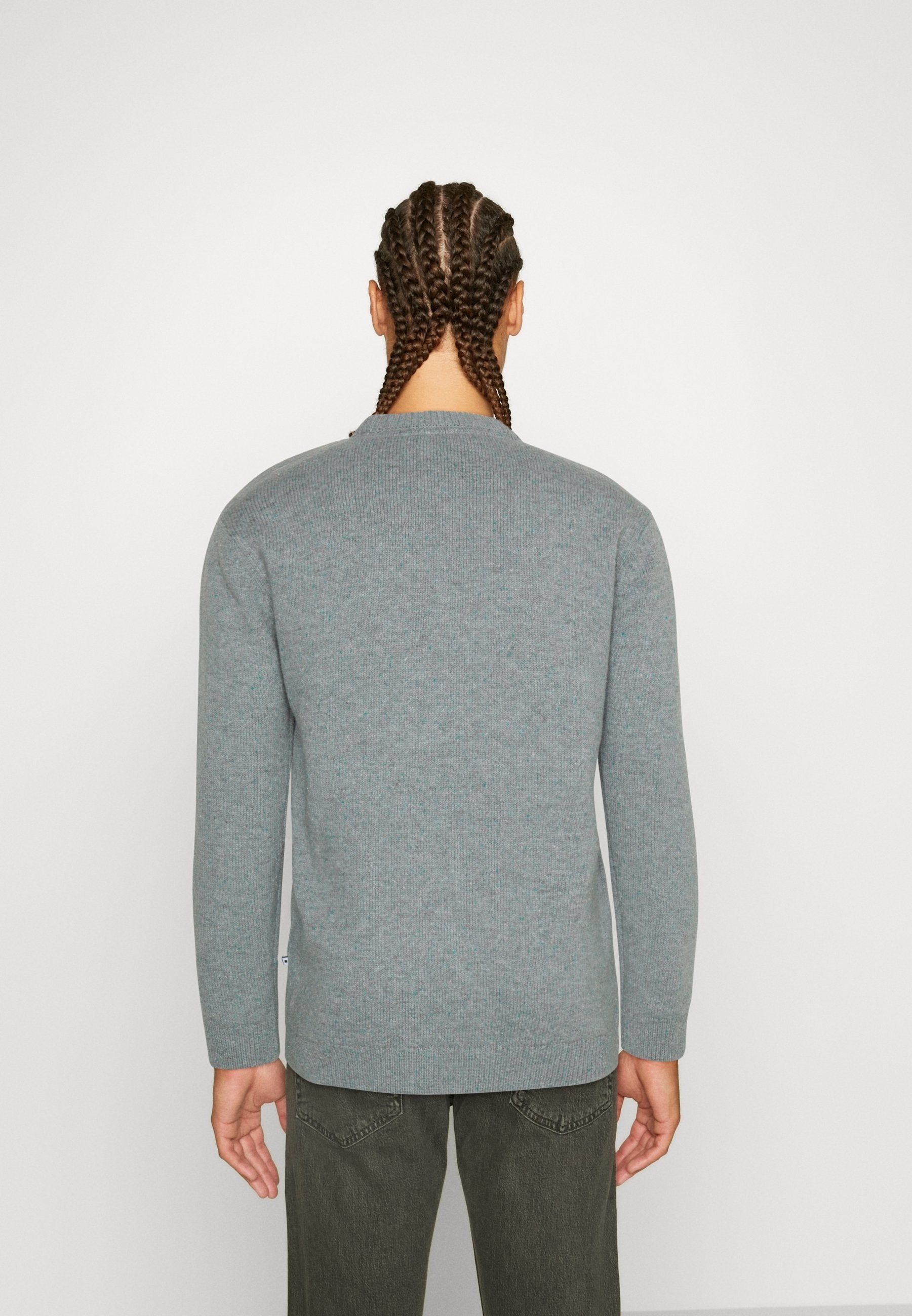 Minimal Jumper - gemêleerd lichtgrijs