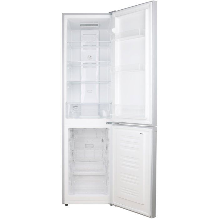 Réfrigérateur combiné - CONTINENTAL EDISON - CEFC225NFS - 225L - Total No Frost(Sans givre) - L48,5 x P60 x H175 cm-Classe E -Silver