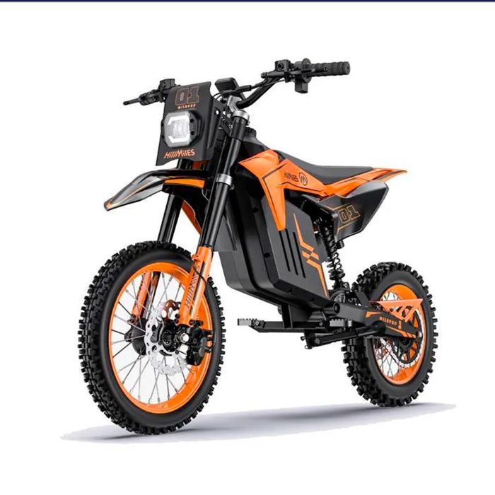 HillMiles MilePort 1 Moto électrique tout-terrain pour adultes, Moteur 2000W Batterie 48V 25Ah, 14 Pneu, Pente maxi : 30°