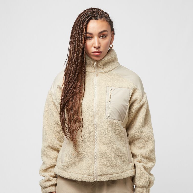 Giacca da donna in misto sherpa