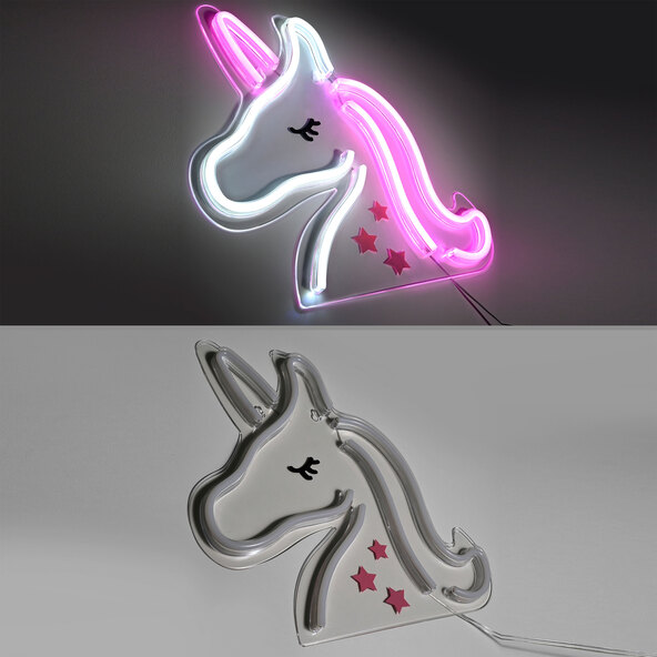 LED-Neon-Schild Einhorn