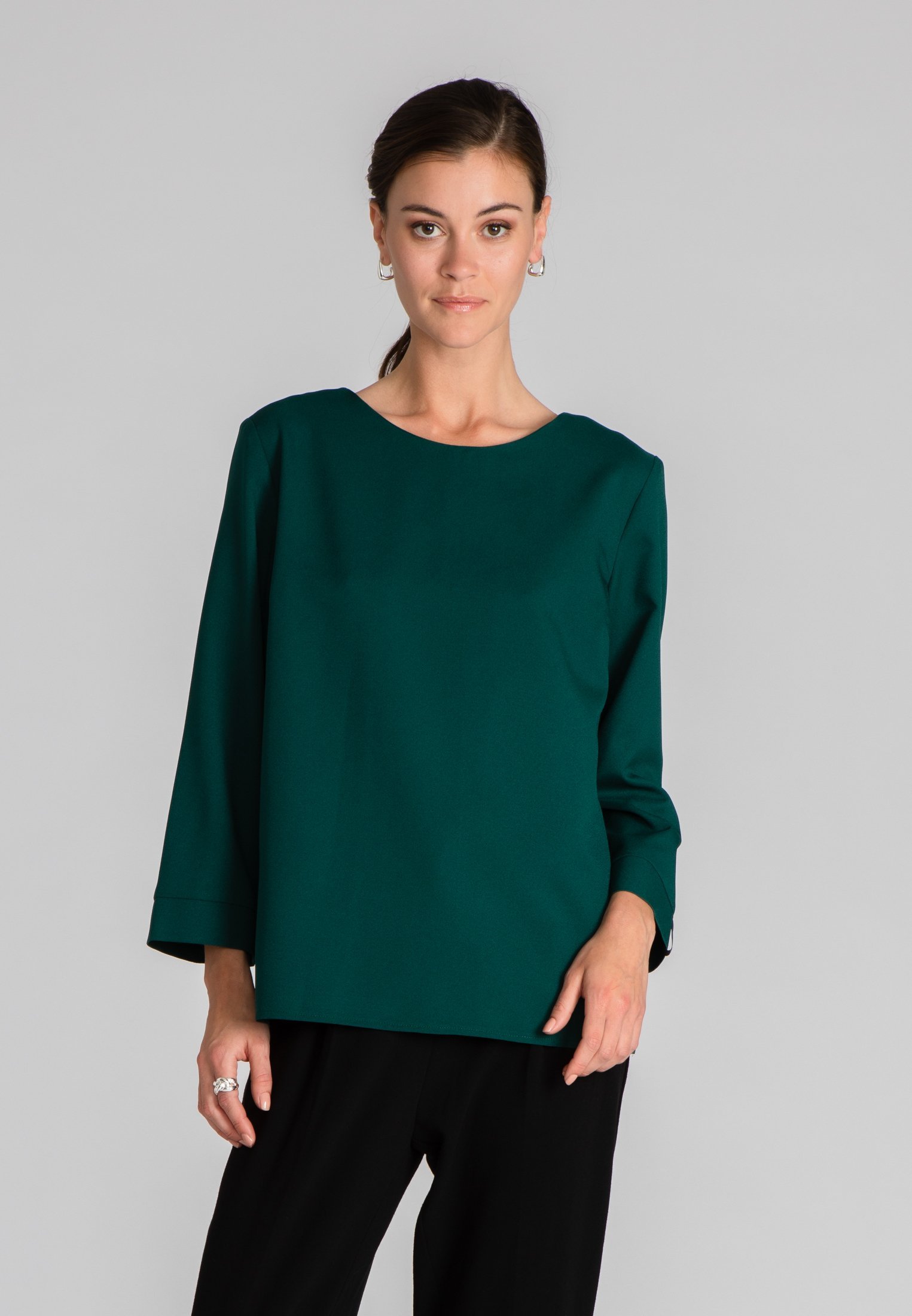 Jascha Stockholm Blouse - smaragdgroen