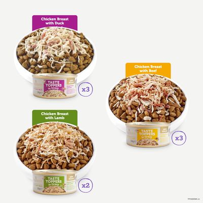 Applaws Geschmacks-Toppings, gemischte Packung, 8 x 156 g