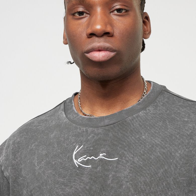 Small Signature Washed Heavy Jersey Skull Tee