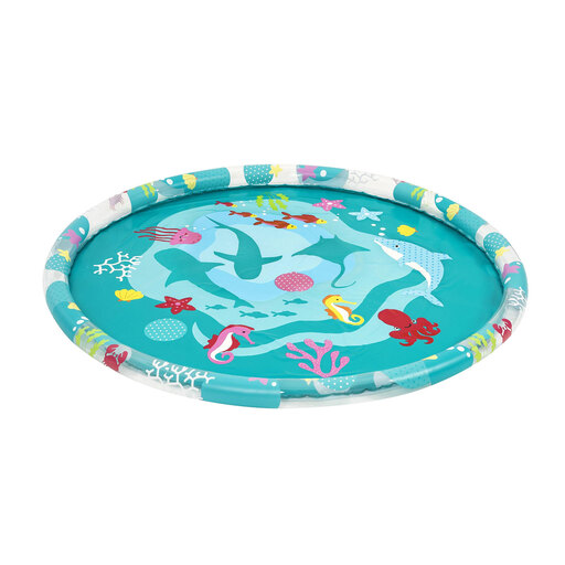 Tapis de piscine Bestway Water Jet 165 cm, imprimé bleu marine