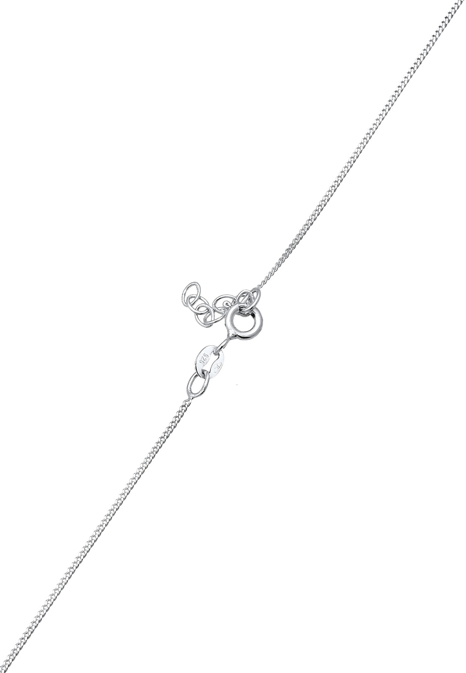 Elli Enfants arc en ciel pendentif avec émail multicolore en argent sterling 925