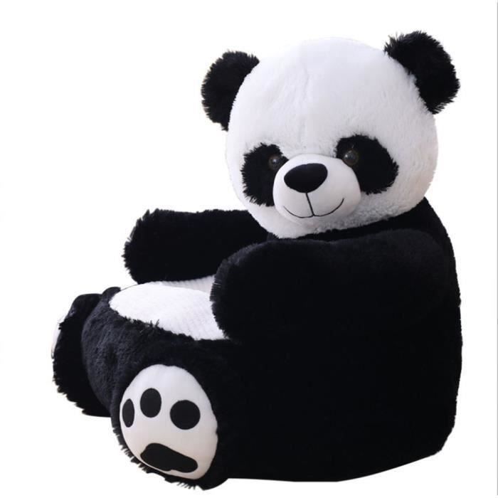 GOBRO Baby-Sessel, Kindersofa, Kinderkissen in Form eines niedlichen Panda-Plüschstuhls, Kinderspielzeug, Geburtstagsgeschenk