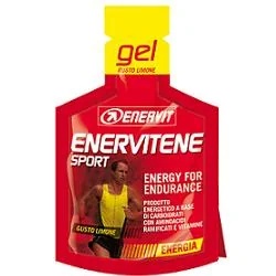 ENERVIT Enervitene Gel Limão 25 ml Suplemento alimentar contendo carboidratos e vitaminas