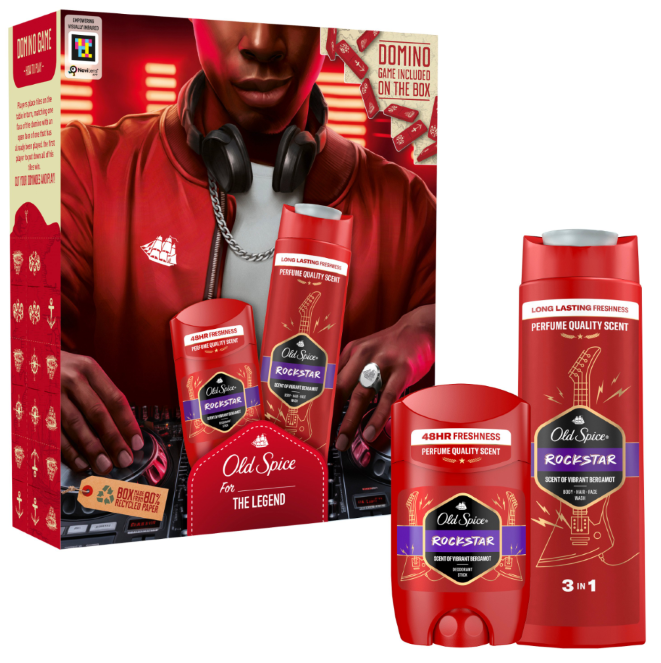 Darilni set Rockstar gel za prhanje dezodorant Deodoranti