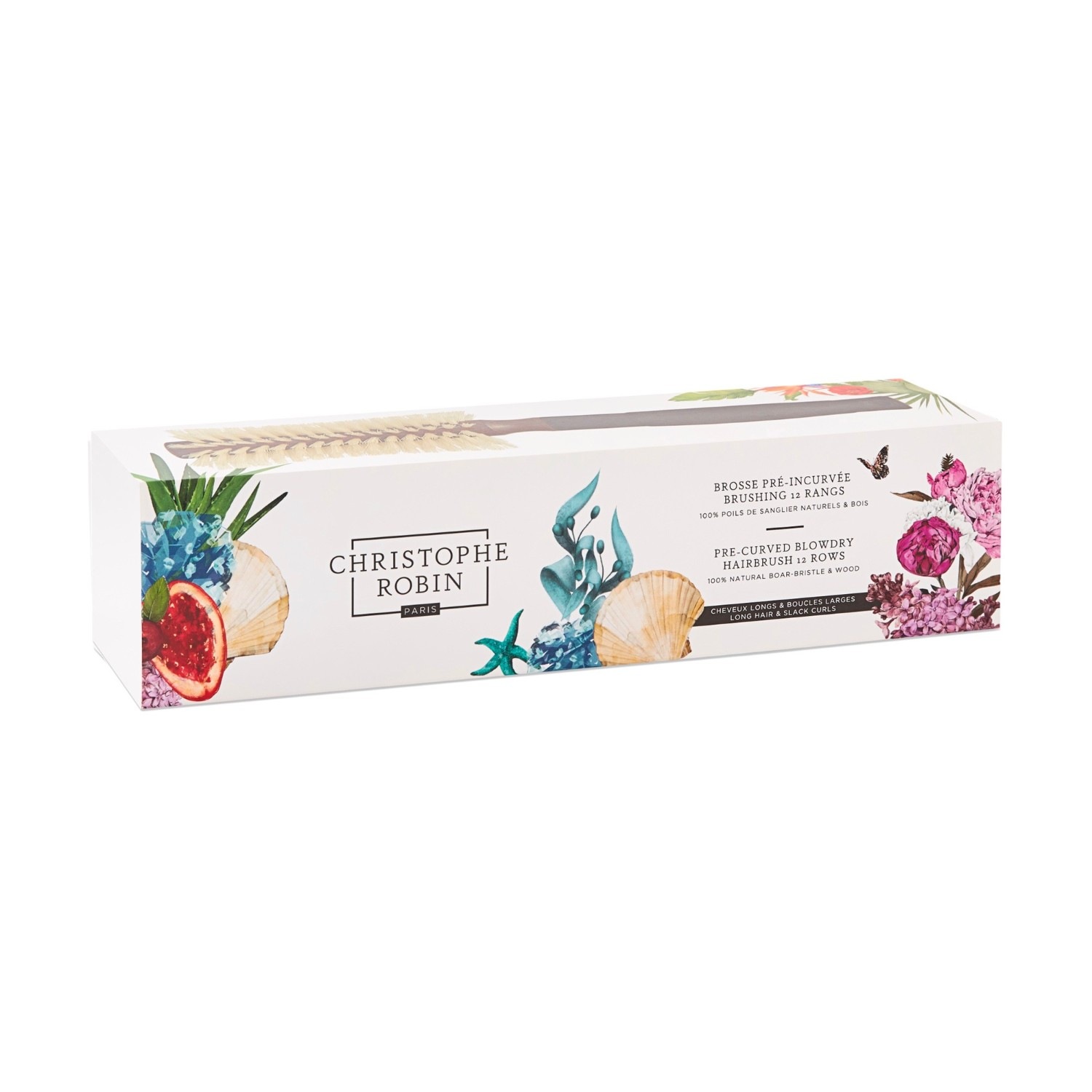 Christophe Robin Brosse pré-incurvée brushing 12 rangs