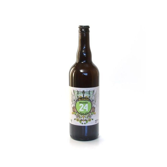 Bio-Blondbier, 24 Stunden lang gebraut, Sarlat Craft Brewery, 75 cl