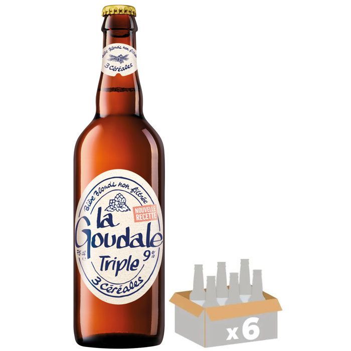 La Goudale - Bière Triple - 6 bouteilles x 75cl