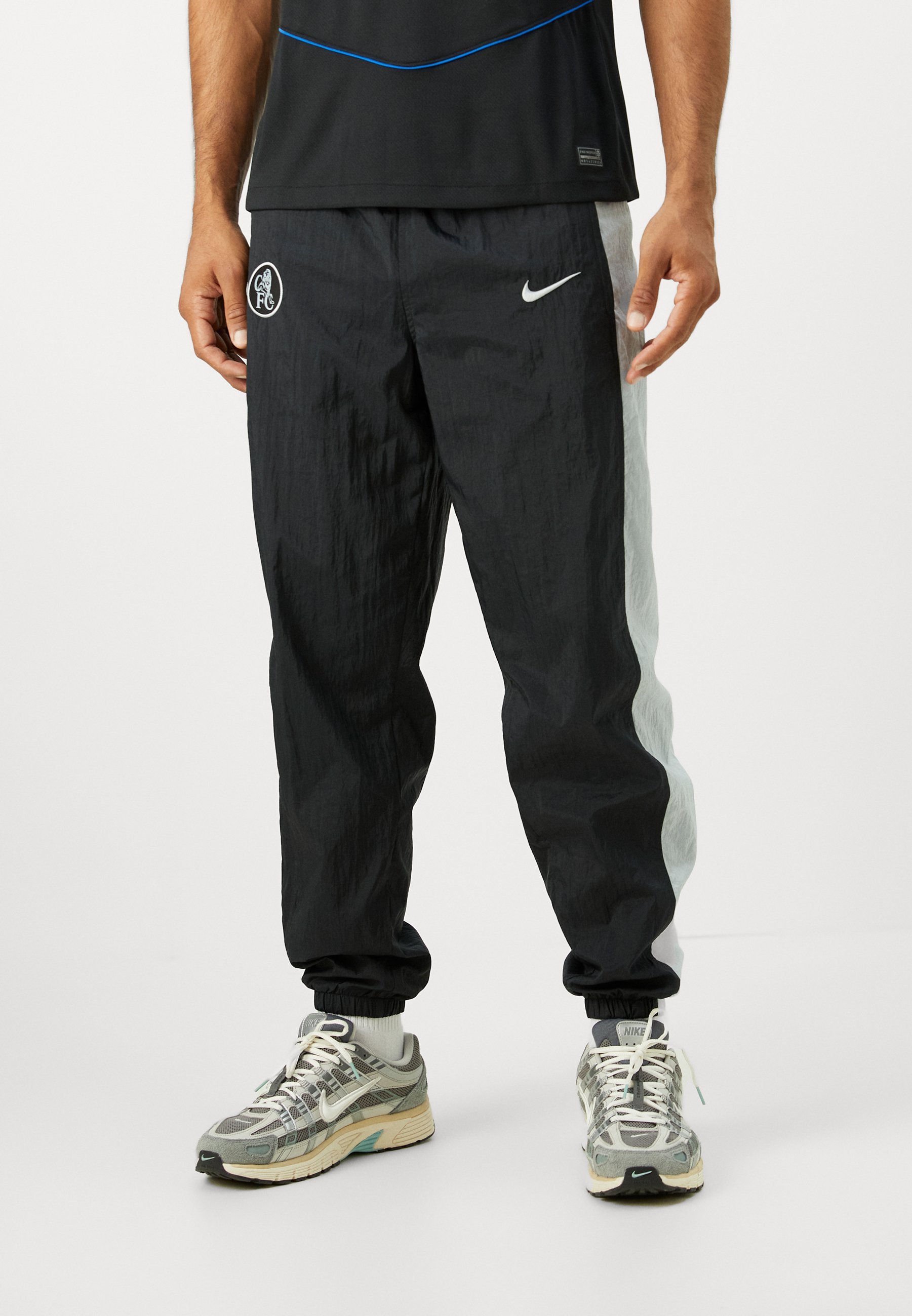 Nike Performance CHELSEA FC THIRD TRACK PANT - Klubové oblečení - black/fire silver