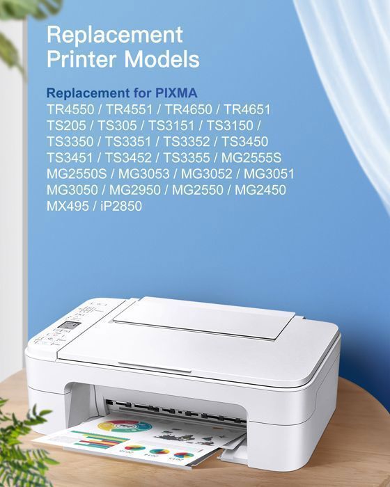 Cartouche Imprimante - GPC Image 545xl - Compatible PG-545XL CL-546XL pour Pixma MX495 TR4550 TR4551 TS3150 TS3151
