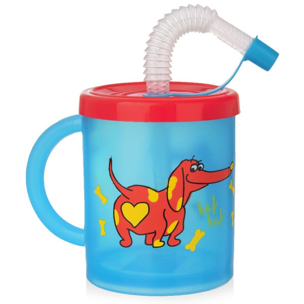 Kubek dla dziecka ze słomką 260 ml