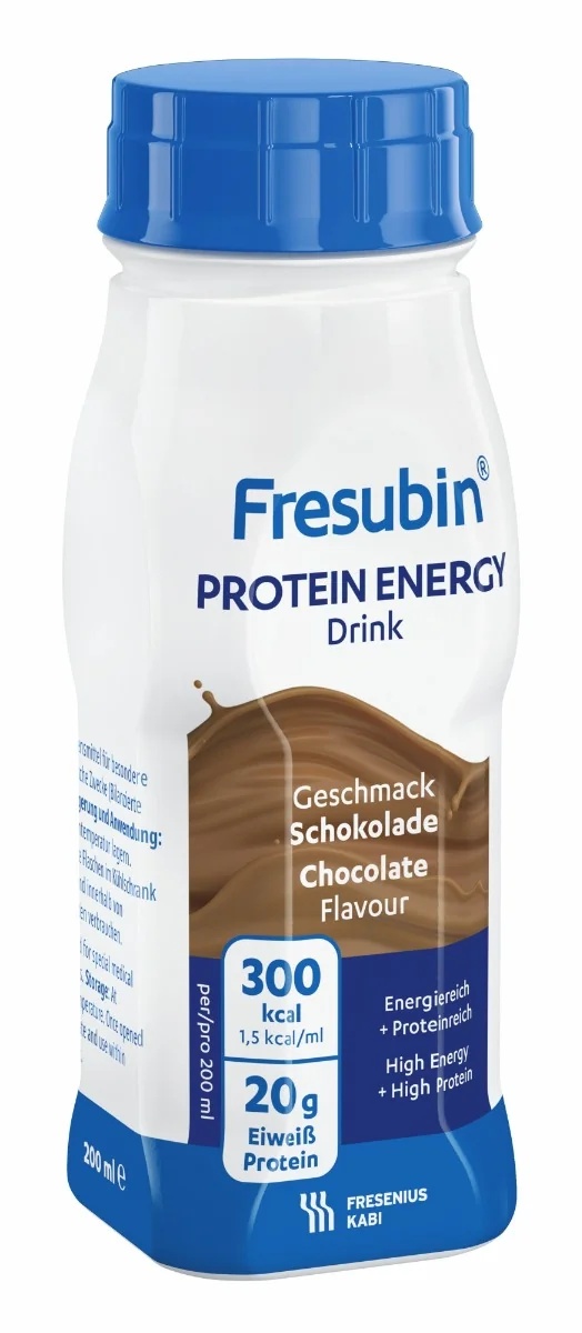 FRESUBIN Fresubin Eiwit Energiedrank Chocolade 4 x 200 ml Ondervoeding