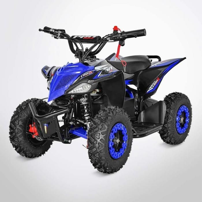 Quad de bolsillo TIRAX de 800 W - Mini quad eléctrico de 800 W para niños - Azul