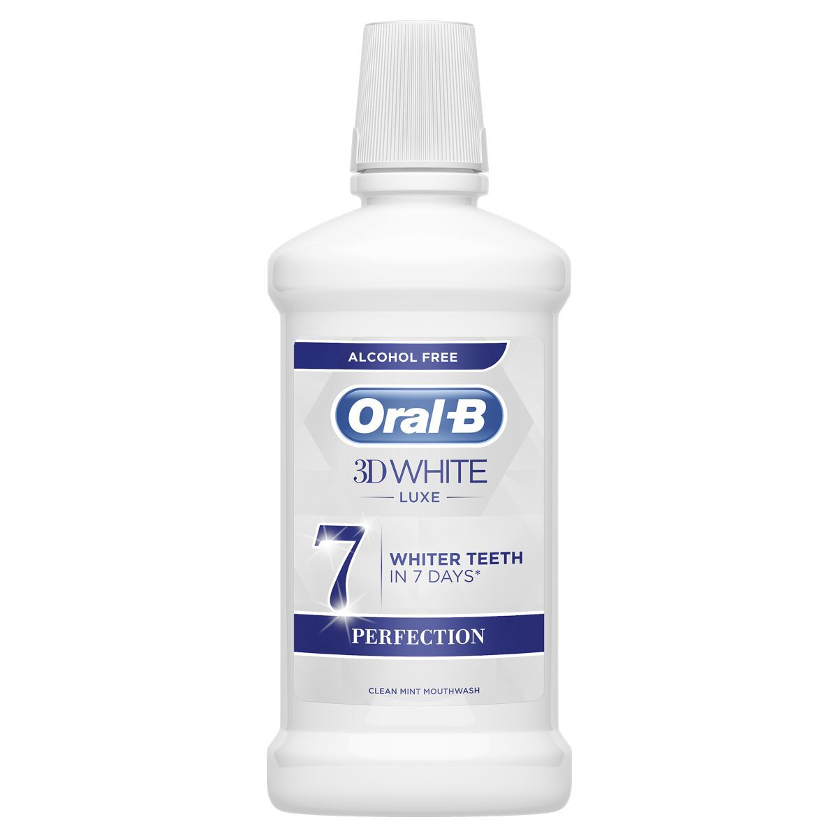 Oral-B mouthwash 500ml 3D White Luxe Perfection