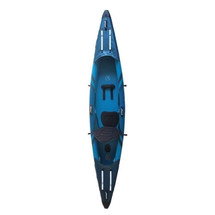 Kayak gonflable Wattsup Torpedo 1 Place - 365 x 72 cm - Drop Stitch - Pack complet - Tous niveaux