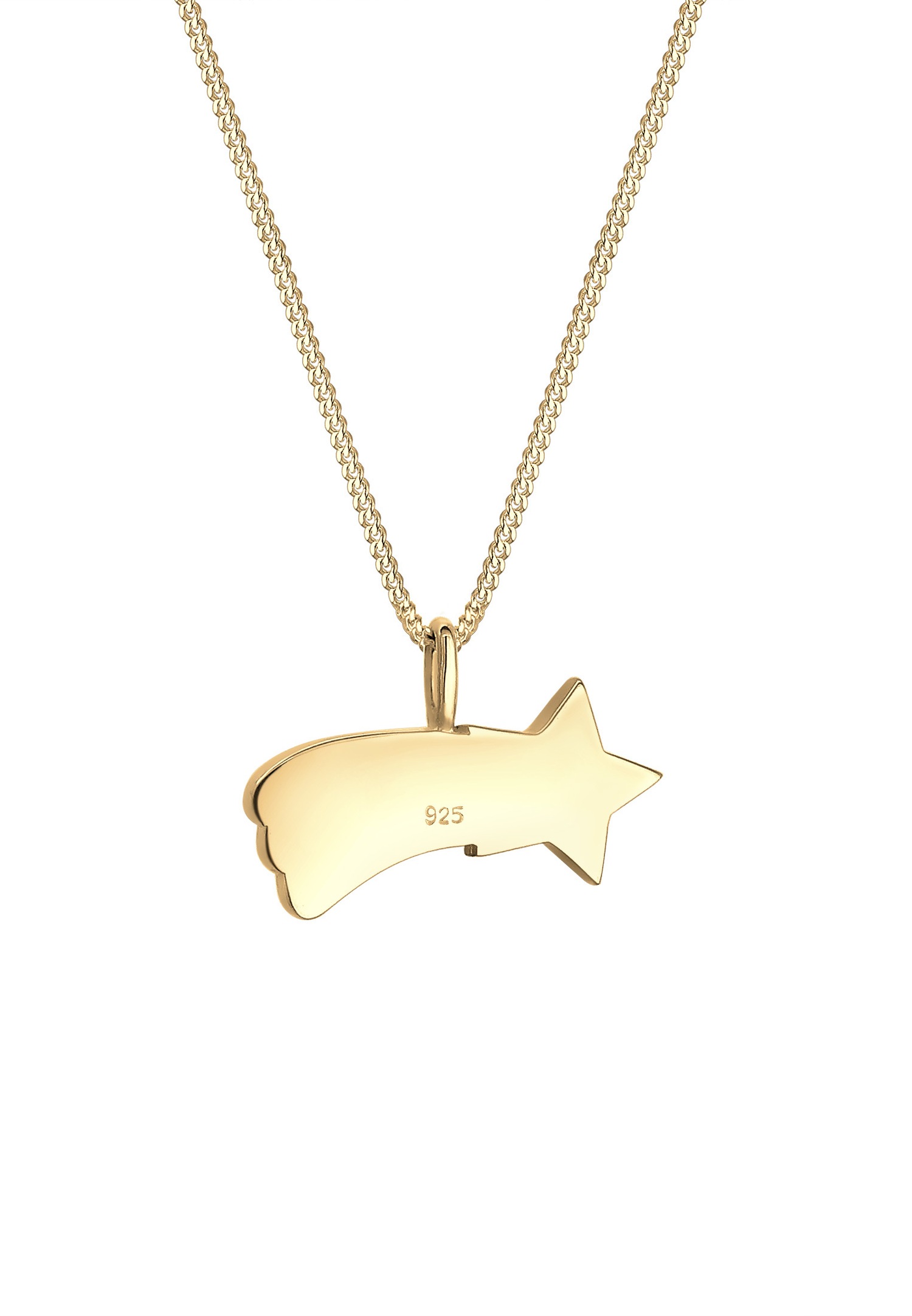 Elli Femme Pendentif Étoile Filante Multicolore - (925/1000) Argent